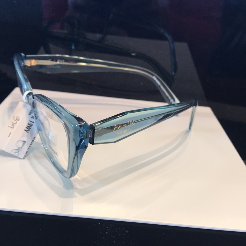 Prada 19WV Blue Women's Eyeglasses New never worn - Picture 5 of 9